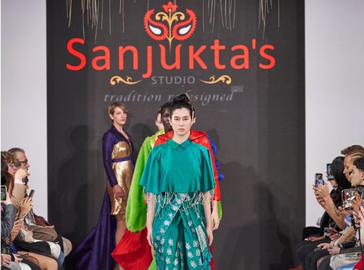 Sanjukta Dutta's "CHIKI-MIKI" collection stuns at Paris Fashion Week 2023